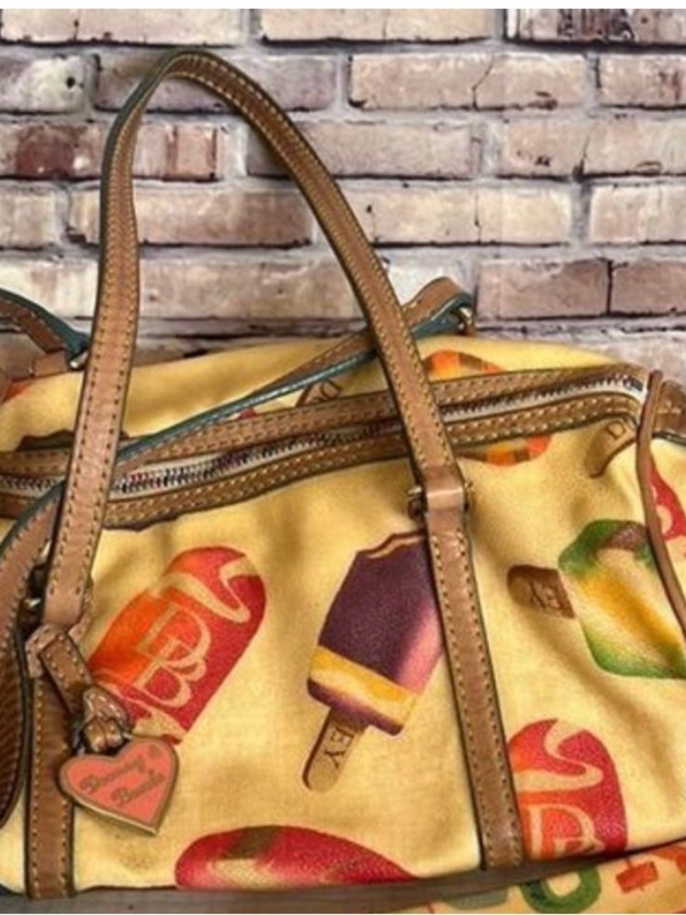 Vintage Dooney & Bourke Duffle Purse Popsicles